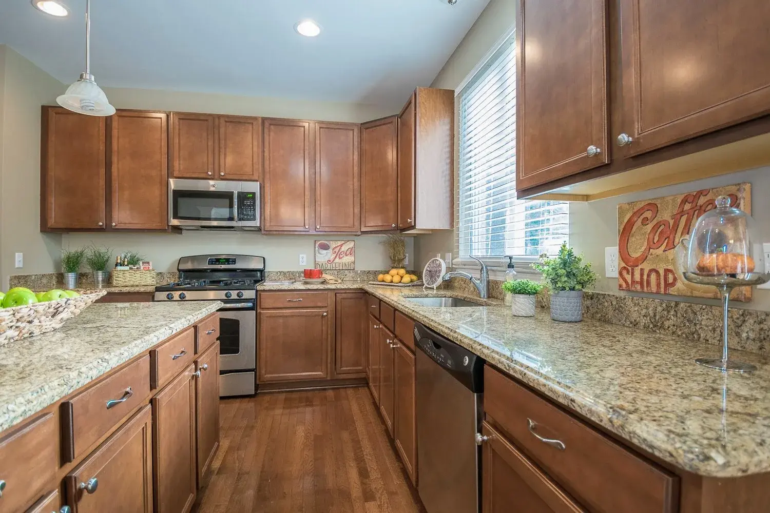Interior view of a kitchen