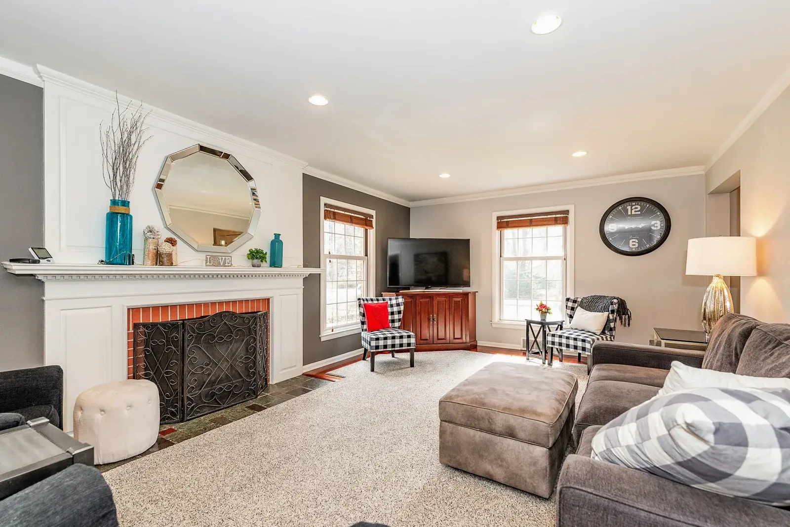 Interior view of a living area